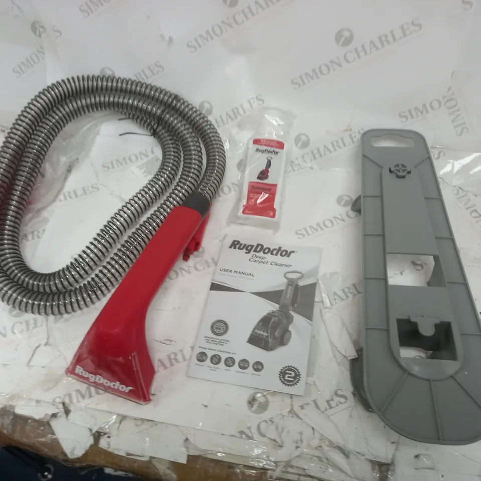 BOXED RUG DOCTOR DEEP CARPET CLEANER WITH ACCESSORIES AND INSTRUCTIONS
