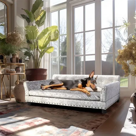 BOXED ORTHOPEDIC PET BED SOFA - P-XD1278-L (1 BOX)