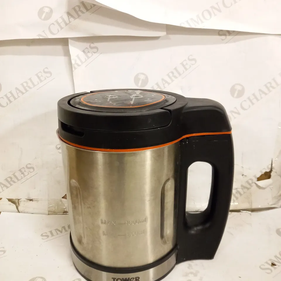 TOWER T12056 STAINLESS STEEL SOUP & SMOOTHIE MAKER