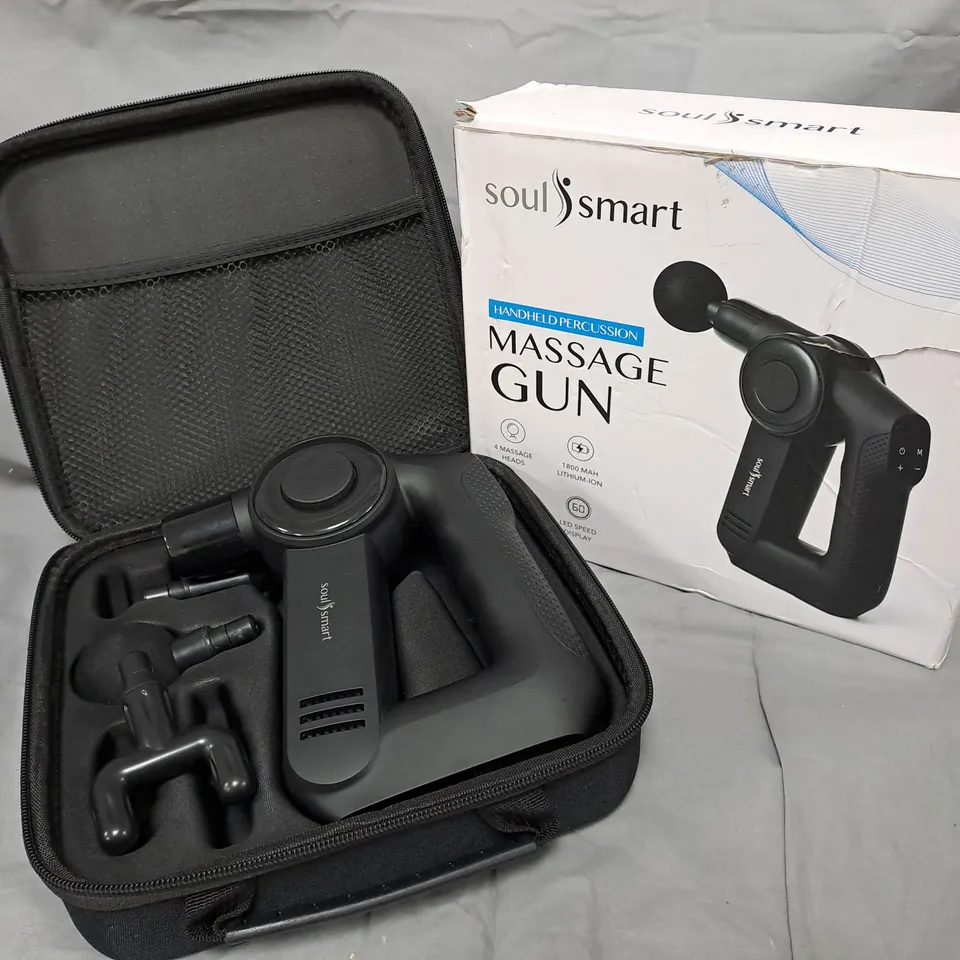 SOULSMART MASSAGE GUN – HANDHELD PERCUSSION MASSAGER 