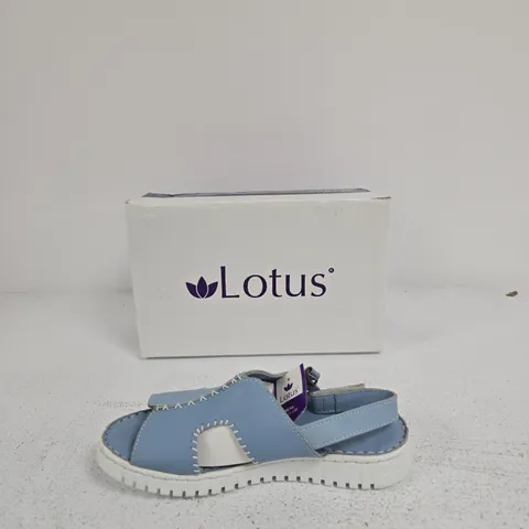 LOTUS ASTRID ULP231 PALE BLUE LEATHER SANDALS β (EU 38) WOMEN'S