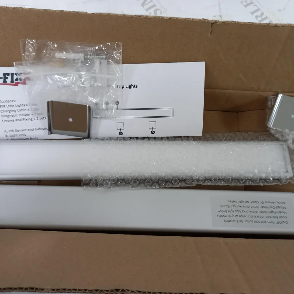 SET OF 2 SFIXX USB RECHARGEABLE MOTION SENSOR LIGHT