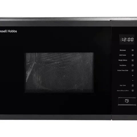 BOXED RUSSELL HOBBS RHBM2002DS BUILT-IN MICROWAVE WITH GRILL - DARK STEEL