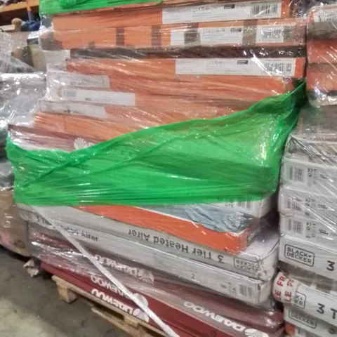 PALLET CONTAINING A LARGE QUANTITY OF 3 TIER HEATED AIRER 