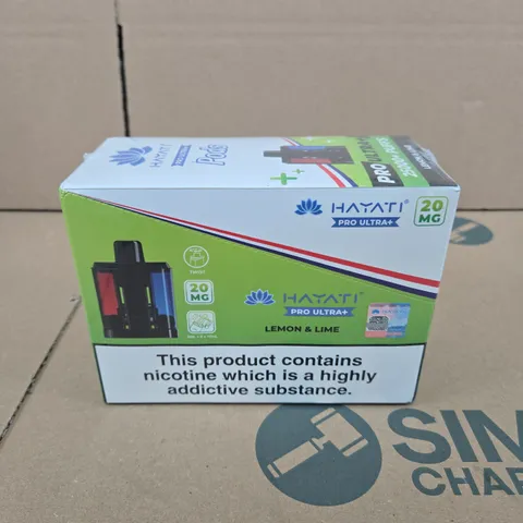 SEALED HAYATI PRO ULTRA+ REPLACEMENT PODS MULTIPACK - LEMON & LIME 