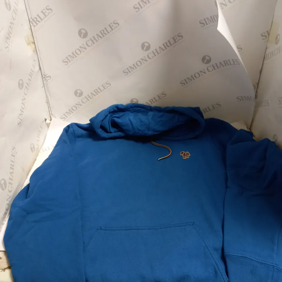 PAUL SMITH ZEBRA LOGO COTTON HOODIE SIZE M