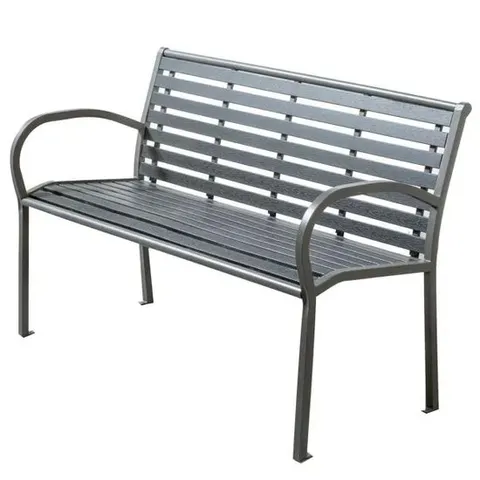 BOXED MONACO GREY GARDEN BENCH