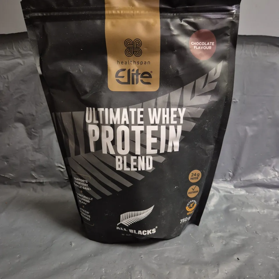 HEALTHSPAN ELITE ULTIMATE WHEY PROTEIN BLEND IN CHOCOLATE 750G