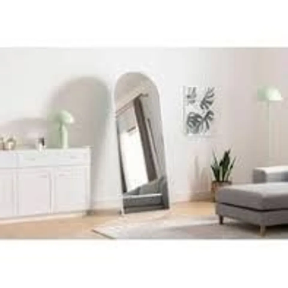 BRAND NEW BOXED VIVENSE MARSAH HOME METAL FRAME FLOORING MIRROR, WHITE, 150 X 60cm (1 BOX)