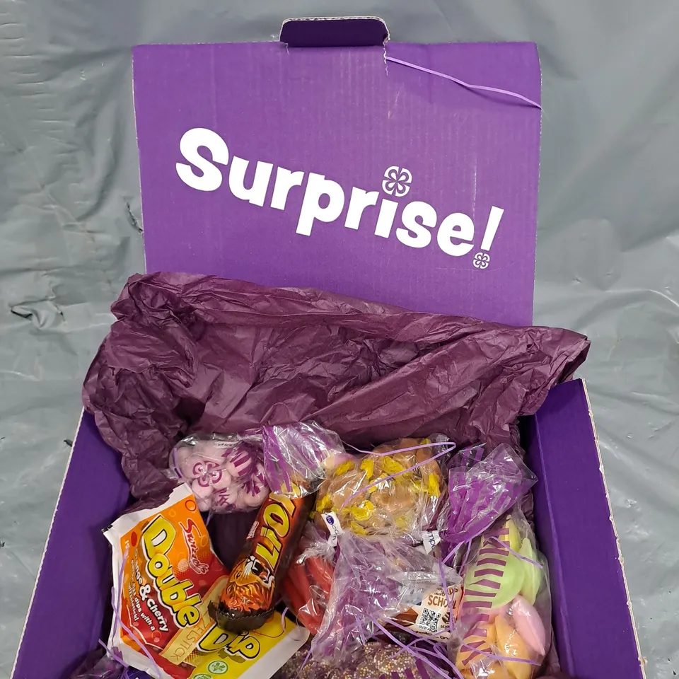 SURPRISE CHOCOLATE AND SWEET HAMPER - COLLECTION ONLY 