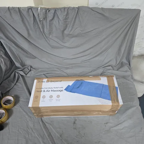 BLISS BEYOND PORTABLE FULL-BODY RELIEF WITH HEAT & AIR MASSAGE – BOXED