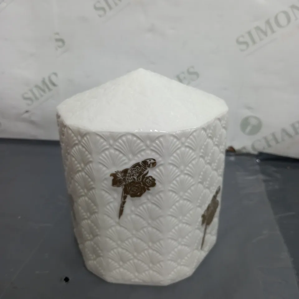 ALISON CORK CERAMIC DECORATIVE LAMP PARROT