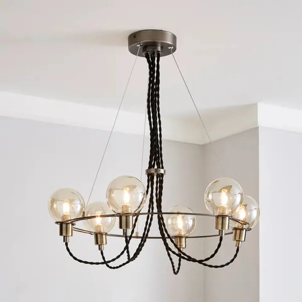 BOXED AURELIA 6 LIGHT CEILING LIGHT