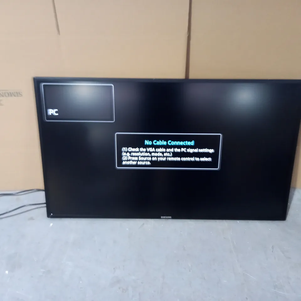 SAMSUNG UNBOXED PROFESSIONAL DISPLAY 46" - MODEL DE46C