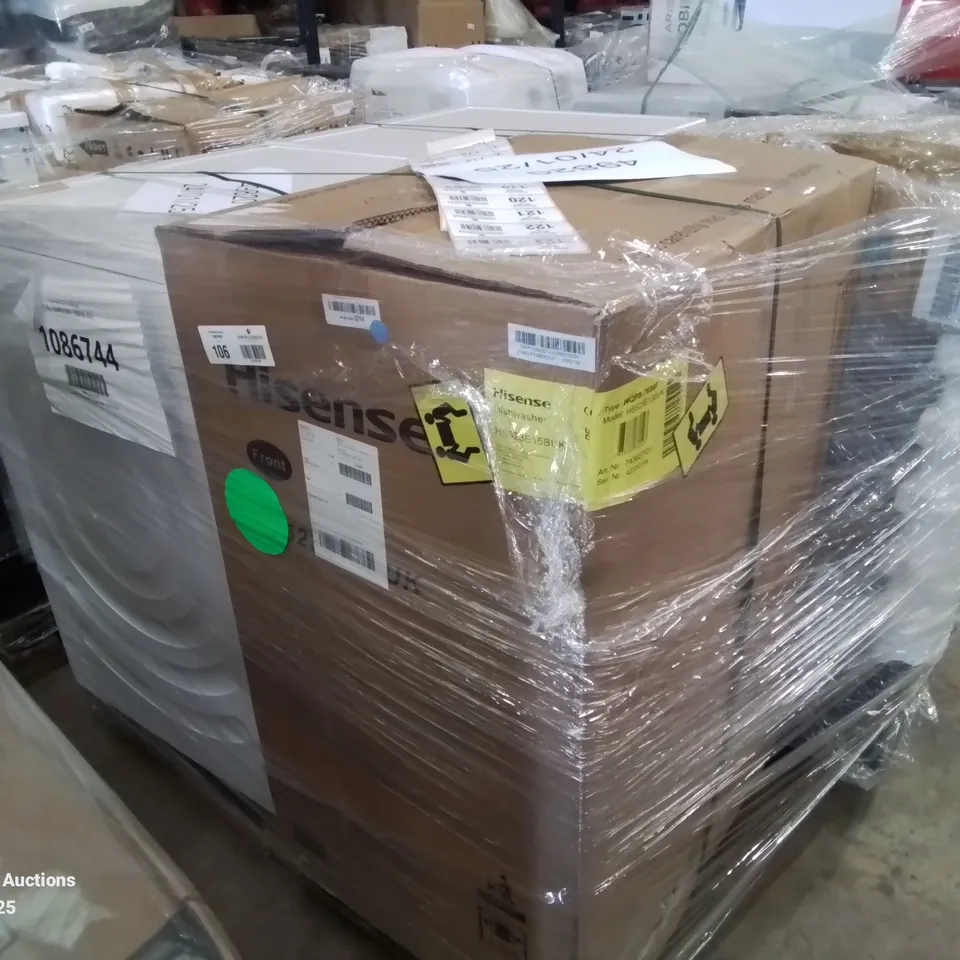 PALLET CONTAINING APPROXIMATELY 4 RAW ELECTRICAL ITEMS TO INCLUDE: