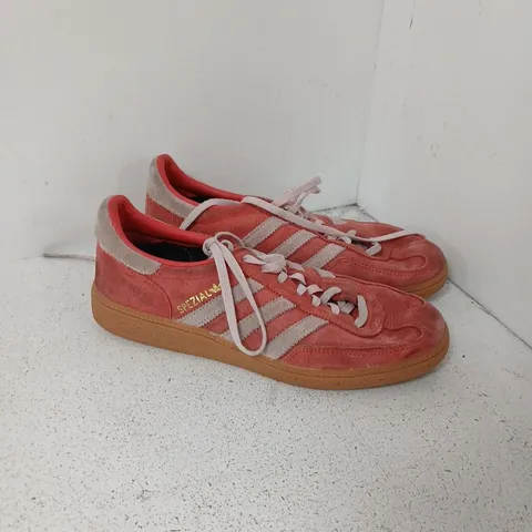 ADIDAS SPEZIAL SNEAKERS – PINK SUEDE WITH GUM SOLE UK 6