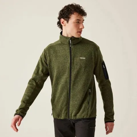 BRAND NEW REGATTA MEN'S NEWHILL FLEECE IN NEPHRITE GREEN - UK LARGE