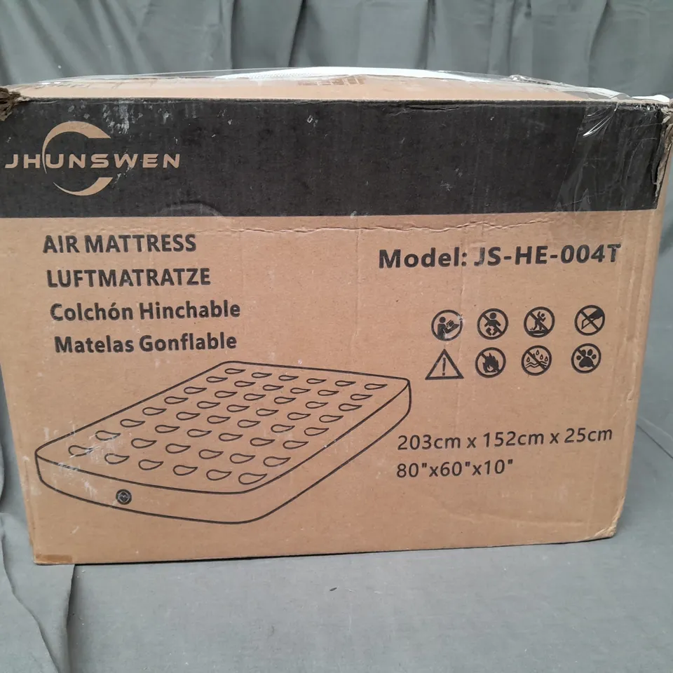 BOXED JHUNSWEN INFLATABLE MATTRESS  