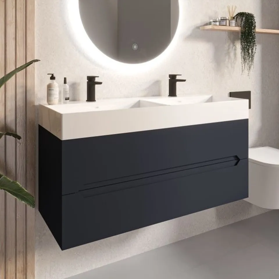 BOXED MORELLA 120 VANITY CABINET MATT ANTHRACITE 