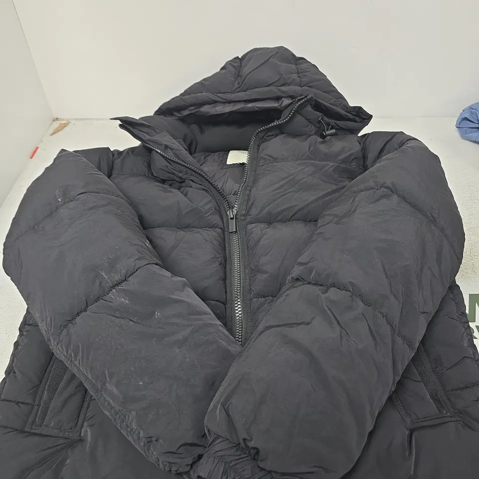 FIRETRAP LONDON PUFFER JACKET – BLACK, UK L