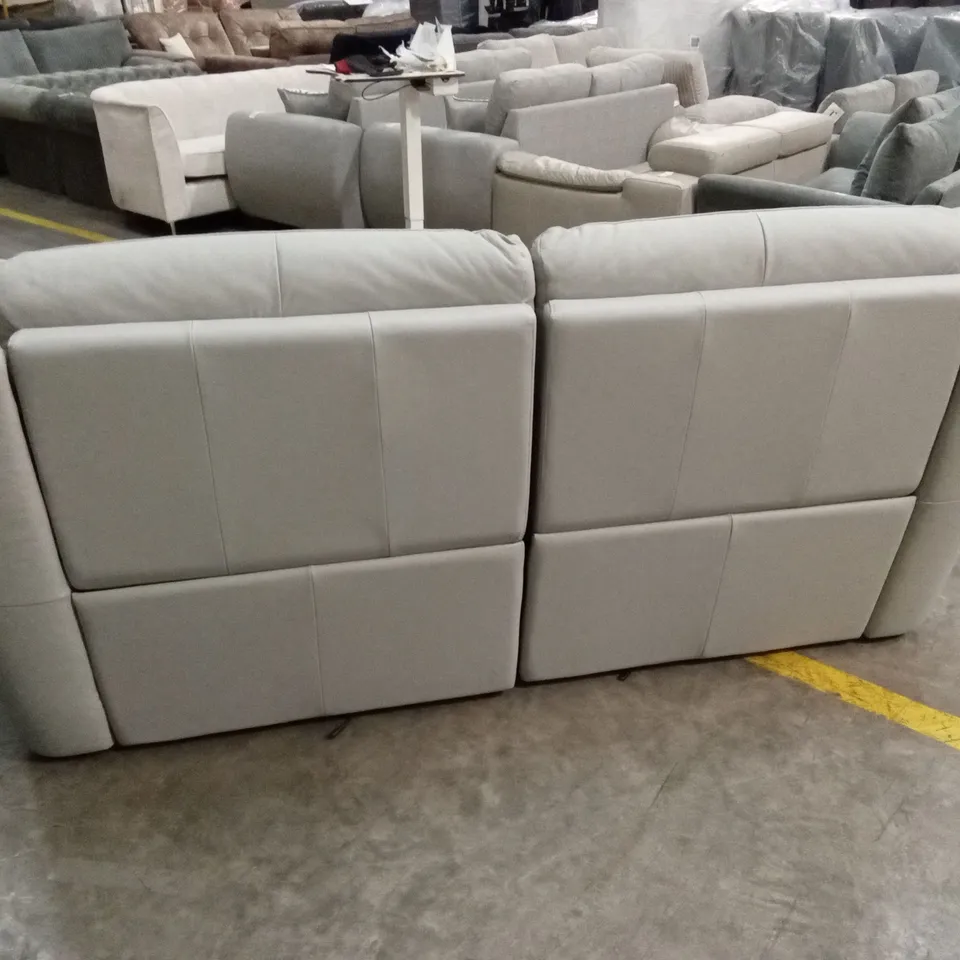 QUALITY DESIGNER ITALIAN MADE GIORGIA 3 SEATER LEATHER ELECTRIC RECLINER SOFA