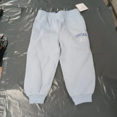 NIKE JORDAN BABY JOGGER PANTS – LIGHT BLUE WITH LOGO - 18-24 MONTHS