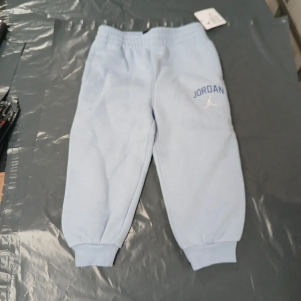 NIKE JORDAN BABY JOGGER PANTS – LIGHT BLUE WITH LOGO - 18-24 MONTHS