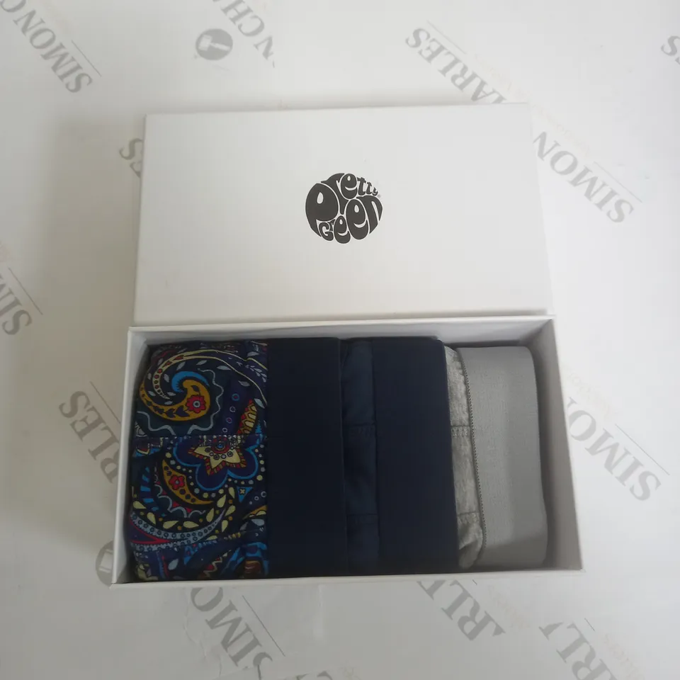 PRETTY GREEN SET OF 3 BOXERS - M