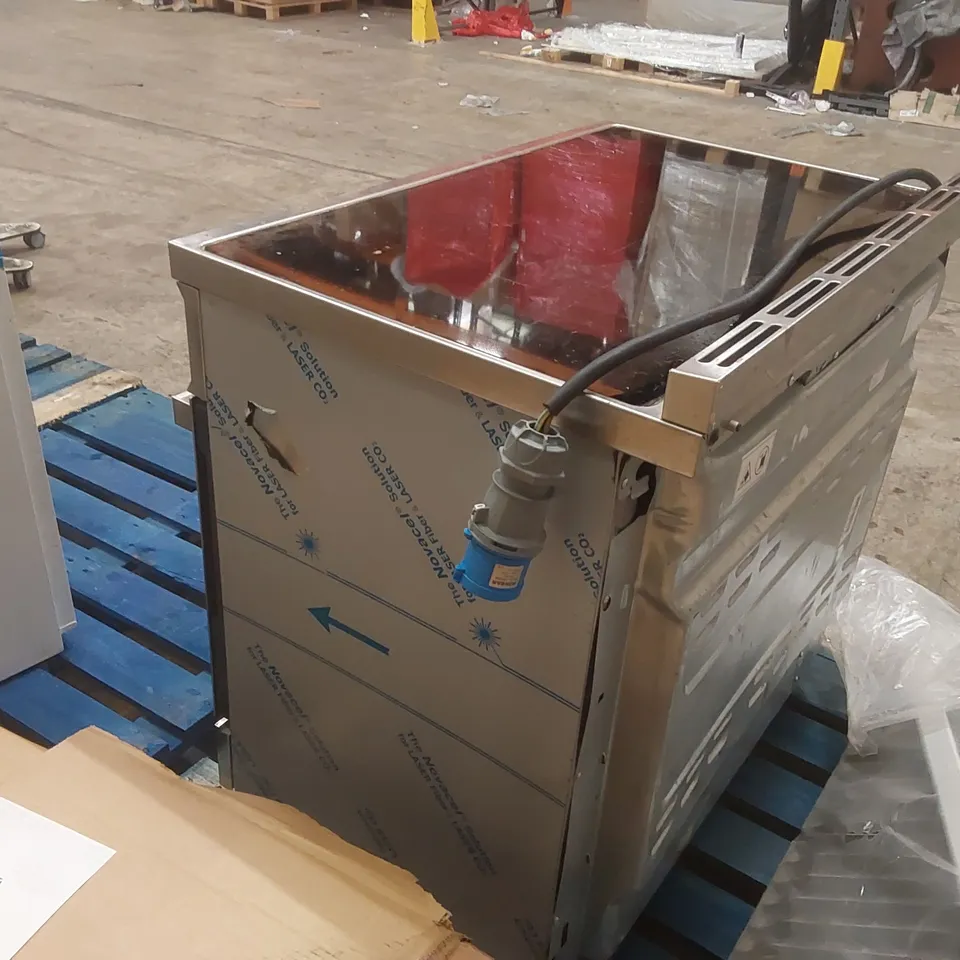 SMEG PORTOFINO CPF9IPAN 90CM WIDE ELECTRIC RANGE COOKER WITH INDUCTION HOB AND PYROLYTIC CLEANING - ANTHRACITE - A+ RATED