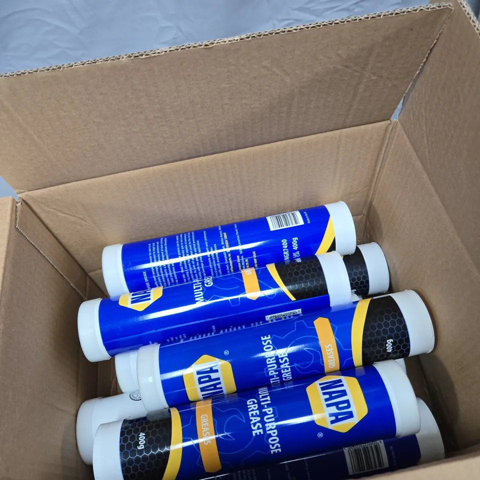 NAPA MULTI-PURPOSE GREASE 400G TUBES APPROXIMATELY 12 ITEMS