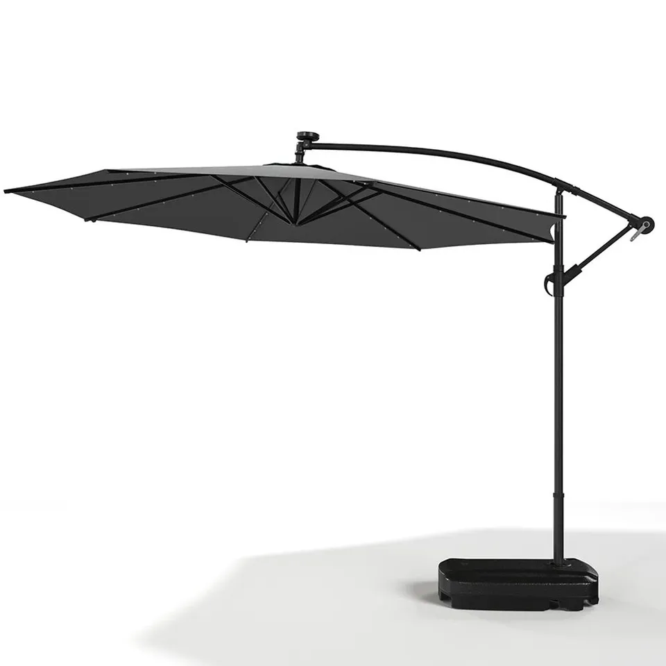 BOXED AISWARYA 3M CANTILEVER PARASOL WITH LED LIGHT (1 BOX)