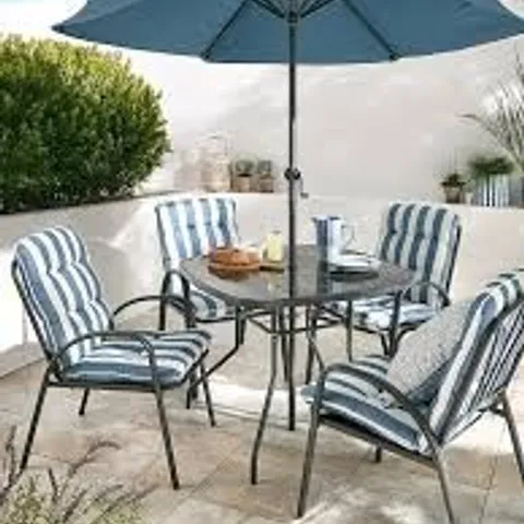 BOXED TORQUAY 6-PIECE DINING SET (1 BOX)