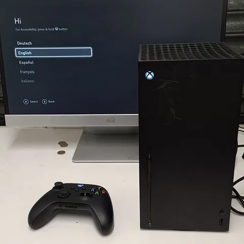 UNBOXED XBOX SERIES X 1TB CONSOLE WITH CONTROLLER AND LEADS