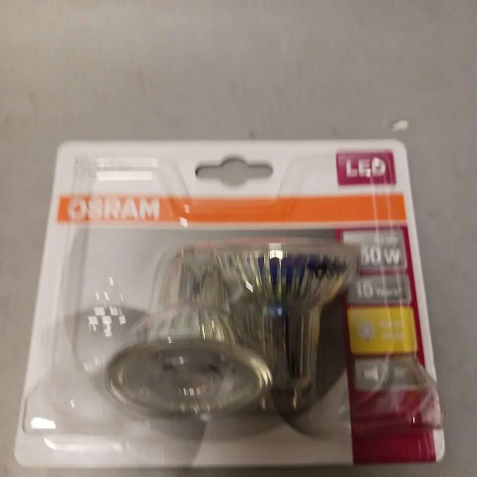 10 X SEALED (2 LIGHTS PER PACK) OSRAM GU10 LED STAR SPOTLIGHTS - WARM WHITE