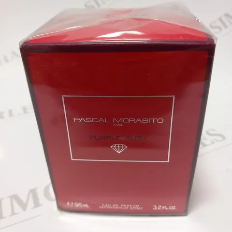 BOXED AND SEALED PASCAL MORABITO PARIS PURPLE RUBY EAU DE PARFUM 95ML