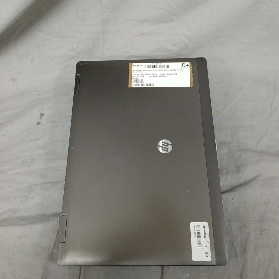 HP PROBOOK 6470B LAPTOP – I5, 4GB RAM, 500GB HDD, 14" DISPLAY. DOES NOT POWER ON