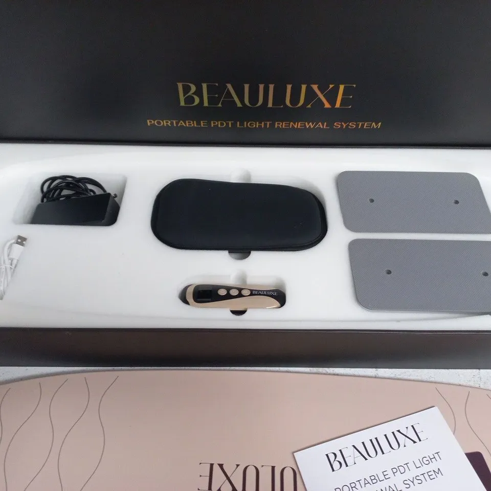 BOXED BEAULUXE PORTABLE PDT LIGHT RENEWAL SYSTEM