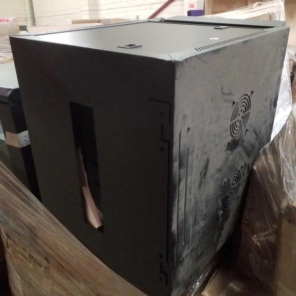 PALLET CONTAINING ASSORTED NETWORK CABINETS