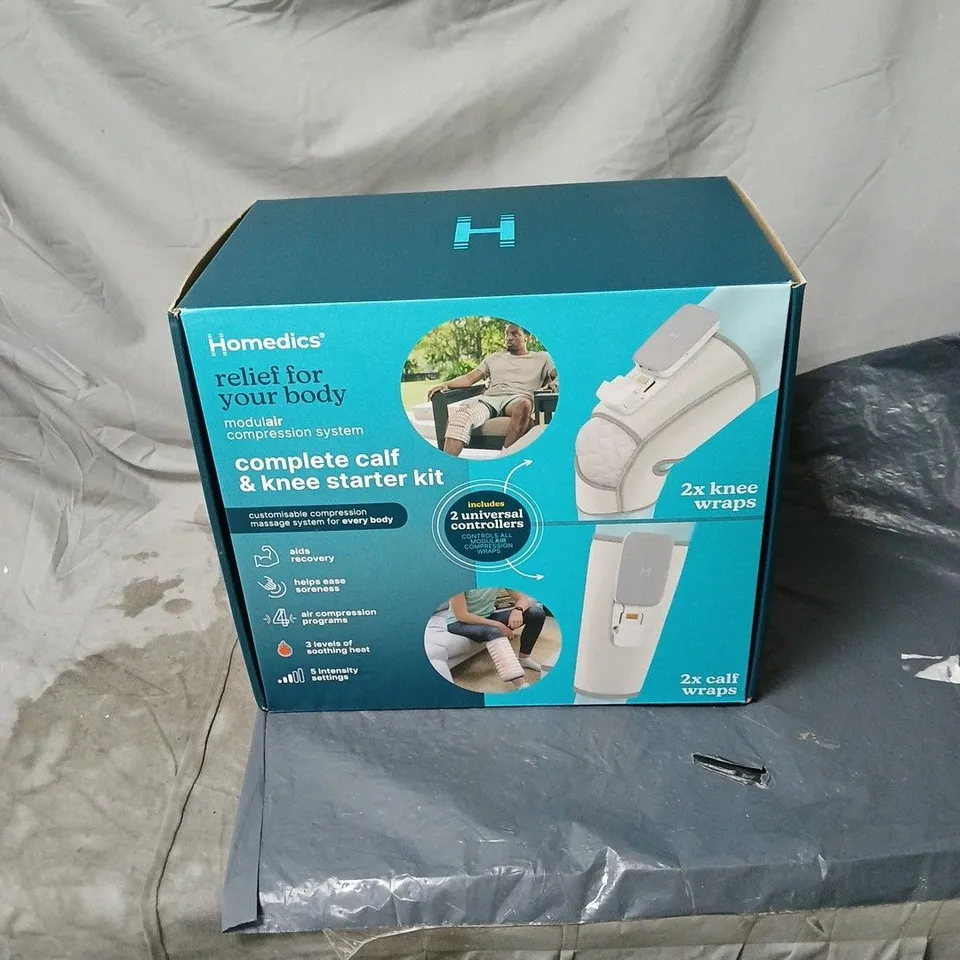 HOMEDICS COMPLETE CALF AND KNEE STARTER KIT BOXED