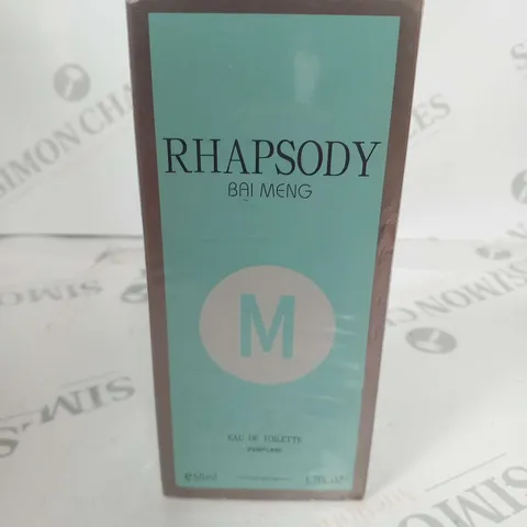 BOXED AND SEALED RHAPSODY BAI MENG EAU DE TOILETTE 50ML