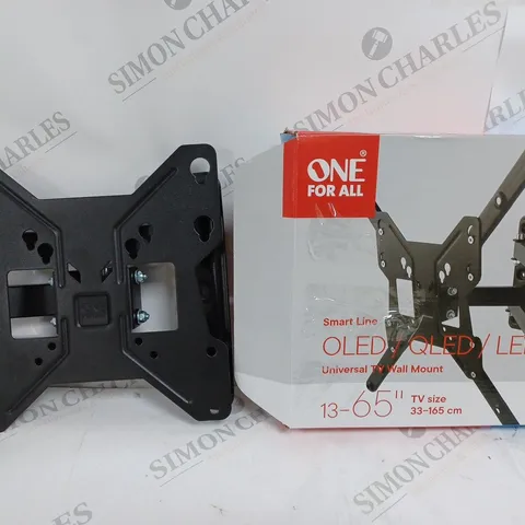 ONE FOR ALL SMART LINE UNIVERSAL WALL MOUNT FOR TVS 13 - 63 INCH