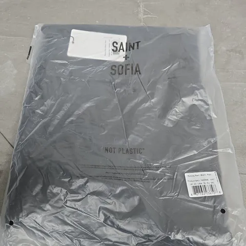 SAINT + SOFIA RUNWAY PANT – BLACK, PLAIN, UK 20 (US 16, EU 3XL)