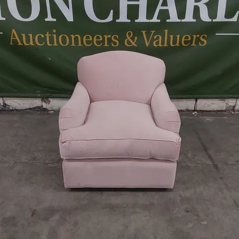 QUALITY DESIGNER THE APPLEDOE ARMCHAIR - PETAL VELVET