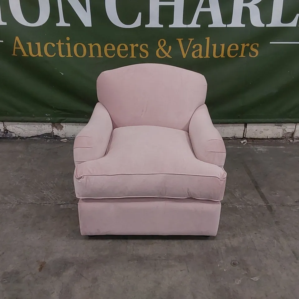 QUALITY DESIGNER THE APPLEDOE ARMCHAIR - PETAL VELVET