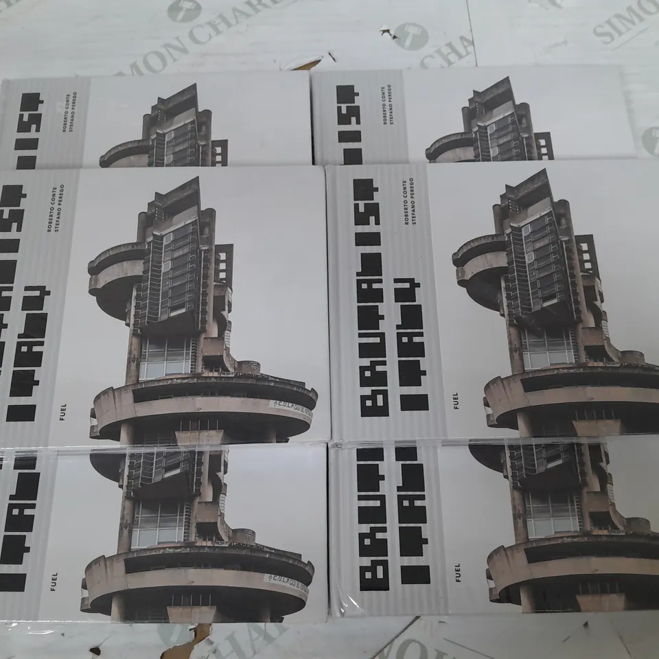 LOT OF 6 SEALED BRUTALIST ITALY ARCHITECTURE BOOKS