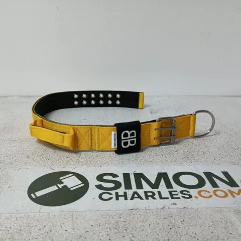 BULLYBILLOWS HEAVY DUTY DOG COLLAR YELLOW
