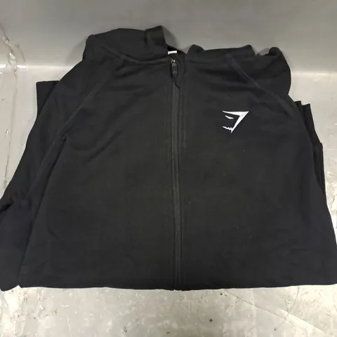 GYM SHARK LONG SLEEVE HOODIE IN BLACK SIZE SMALL