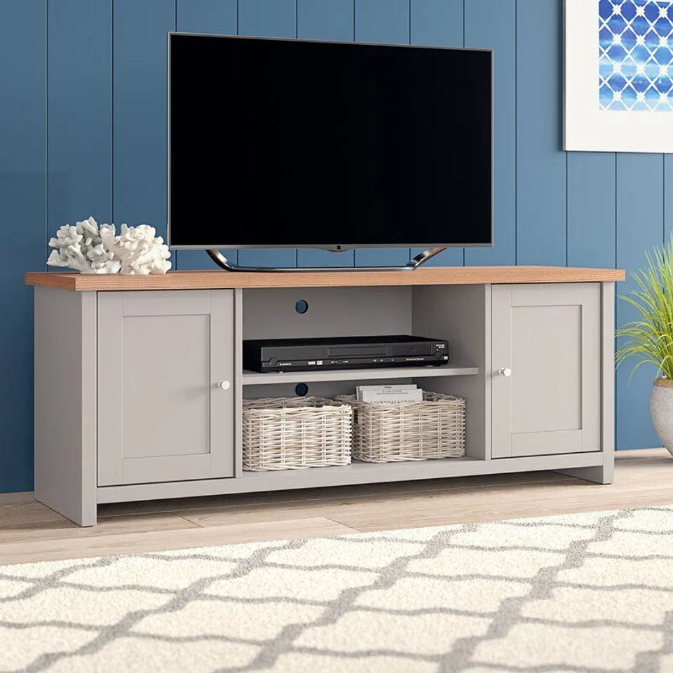 KERRY GREY TV STAND FOR TVs UPTO 50" (BOX OF 1)