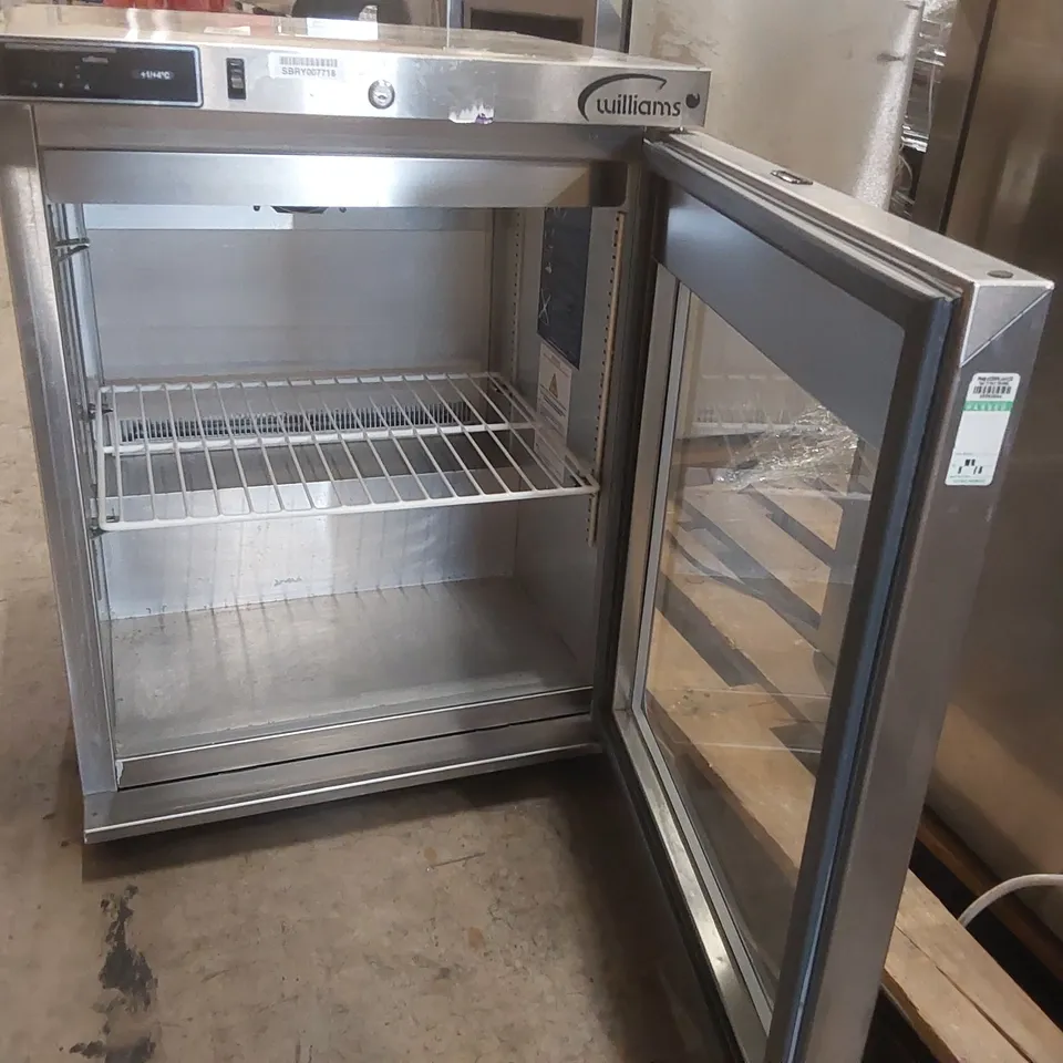 WILLIAMS HA135SA R290 R1 SINGLE DOOR UNDERCOUNTER FRIDGE
