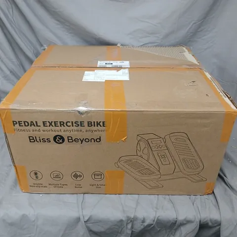 BOXED BLISS & BEYOND PEDAL EXERCISE BIKE IN WHITE